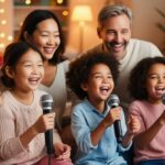 soirée karaoké avec des enfants