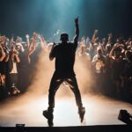 Concert d'un rappeur