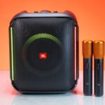 Enceinte karaoké avec 2 micros