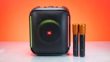 Enceinte karaoké avec 2 micros